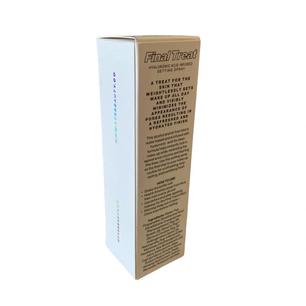 💎 TYS Beauty Final Treat + Clear Hyaluronic Acid Setting Spray Full-Size New